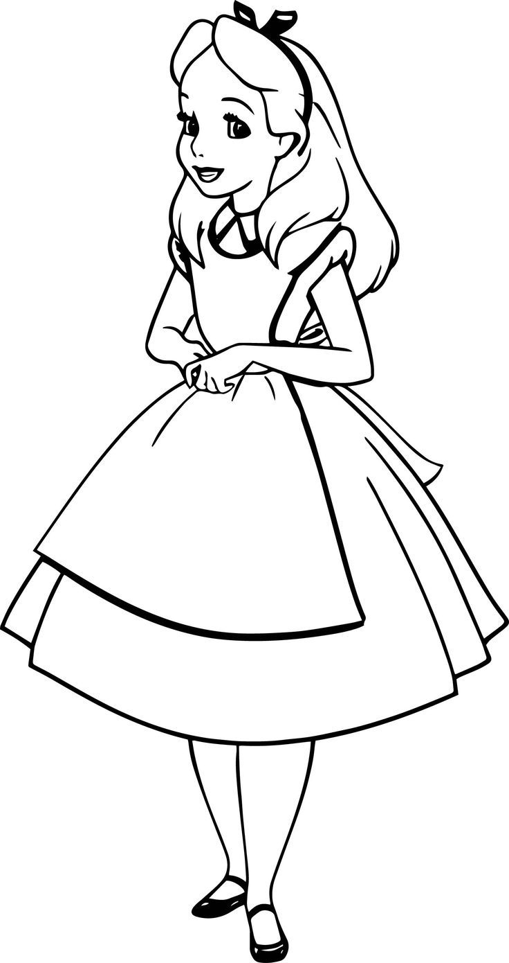736x1390 Lovely Alice In Wonderland Coloring Pages Alice In Wonderland