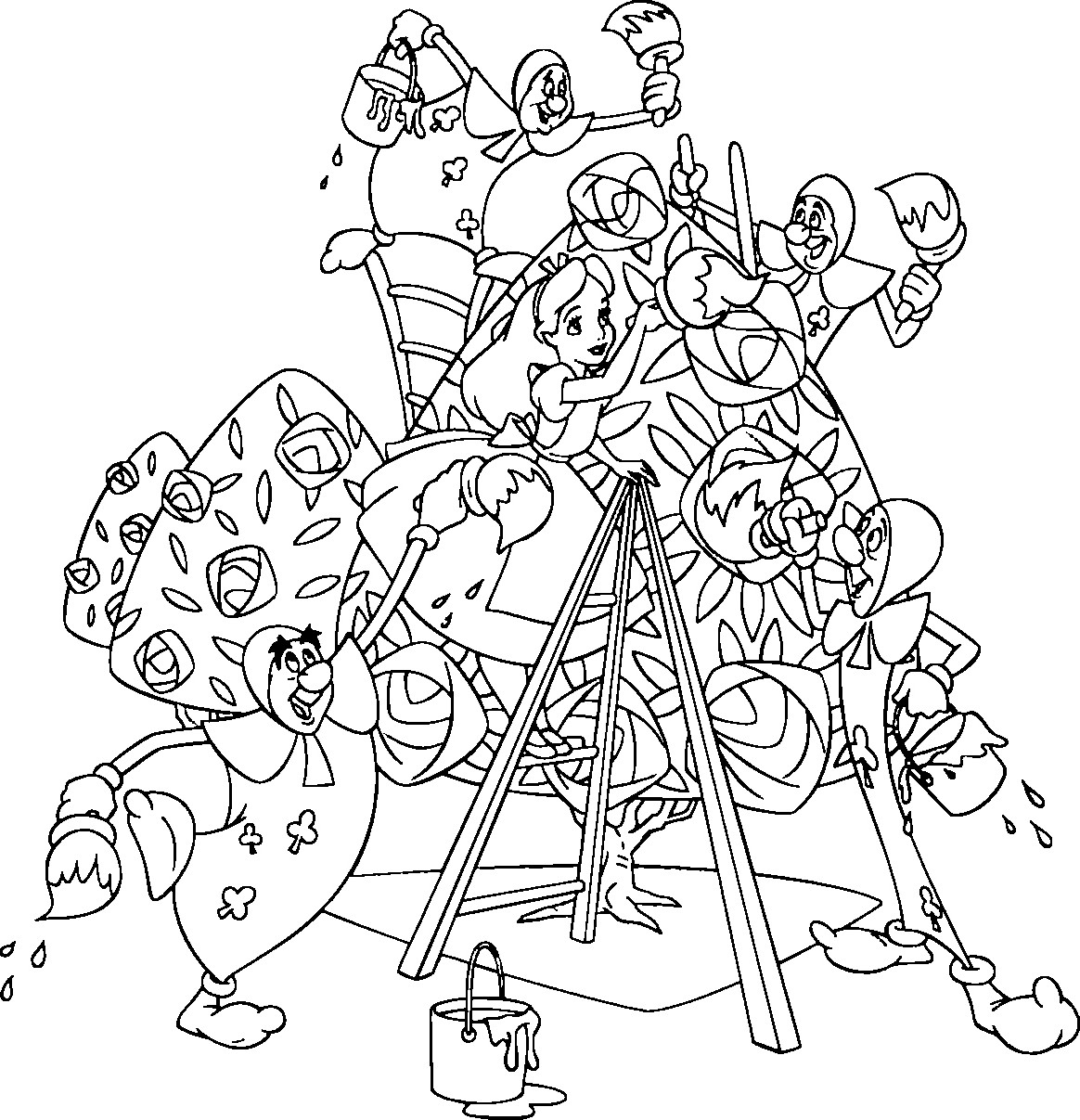 1164x1207 Printable Alice In Wonderland Coloring Pages Alice In Wonderland