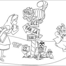 Alice In Wonderland Coloring Pages 220x220 Alice In Wonderland Coloring Pages