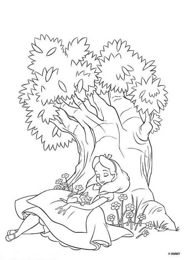 Alice 9 Coloring Pages 607x850 Alice 9 Coloring Pages