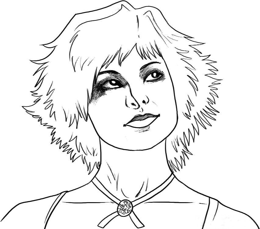 Twilight Alice Coloring Page 853x751 Twilight Alice Coloring Page