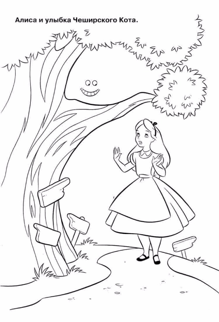 736x1080 Alice In Wonderland Coloring Pages