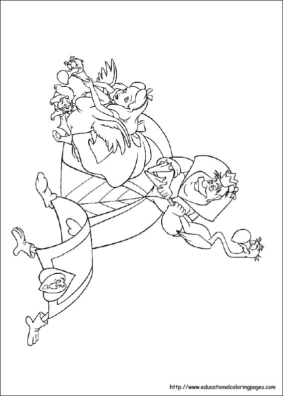 567x794 Alice In Wonderland Coloring Pages Free For Kids Disney Coloring