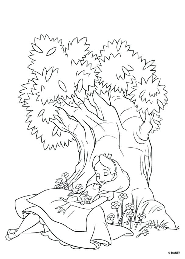 Alice In Wonderland Coloring Pages In Wonderland Coloring Pages 8 607x850 Alice In Wonderland Coloring Pages In Wonderland Coloring Pages 8
