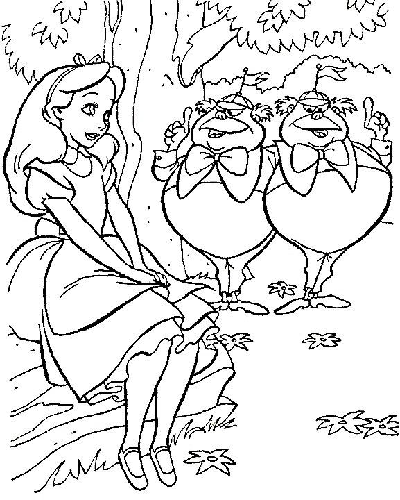 Alice I Eventyrland Tegninger Til 1 577x720 Alice I Eventyrland Tegninger Til 1