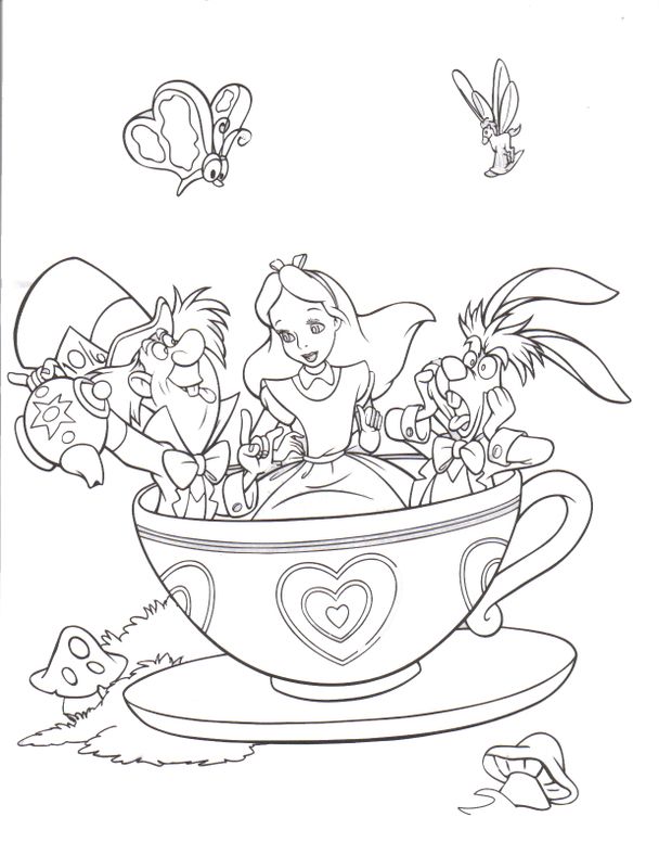 Alice In Wonderland Disney Coloring Page Lowrider Car Pictures 608x800 Alice In Wonderland Disney Coloring Page Lowrider Car Pictures