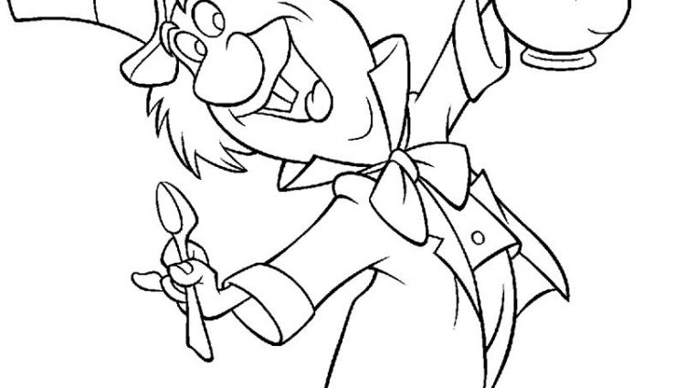 Mad Hatter Coloring Pages Mad Hatter Alice Wonderland Coloring 750x425 Mad Hatter Coloring Pages Mad Hatter Alice Wonderland Coloring