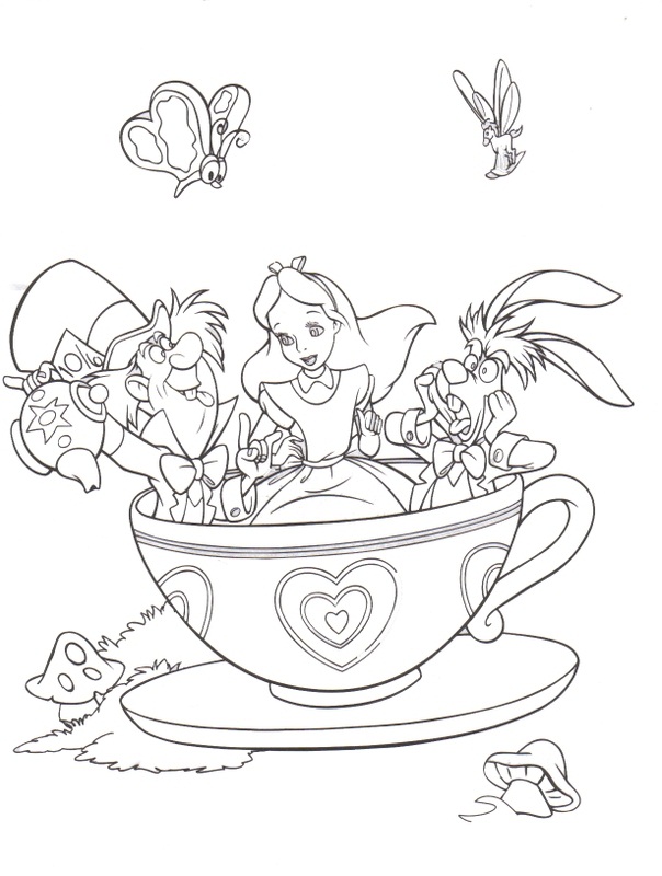 Disney World Coloring Pages 604x800 Disney World Coloring Pages