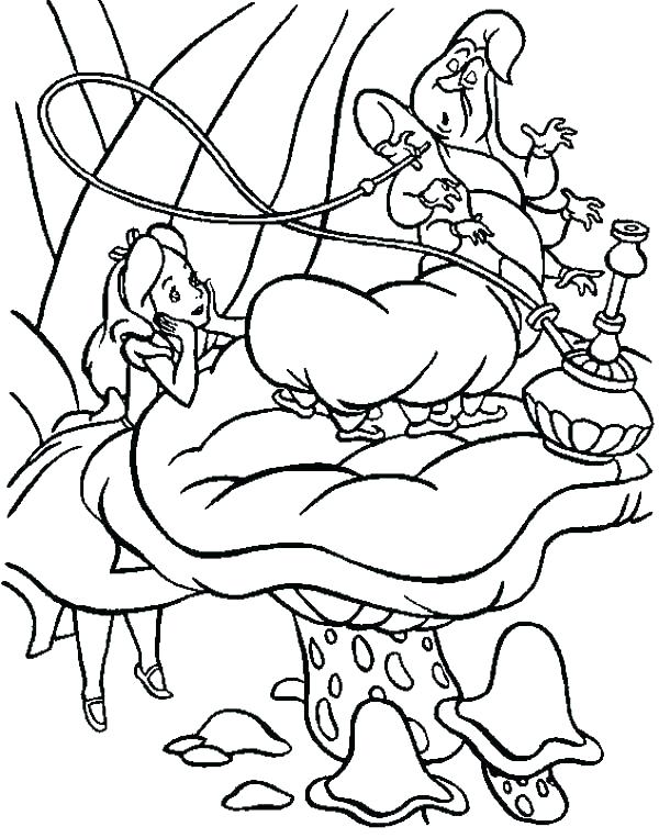 Alice In Wonderland Coloring Book Pages Professional 600x763 Alice In Wonderland Coloring Book Pages Professional