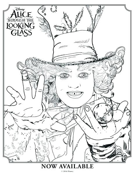 Alice In Wonderland Printable Coloring Pages In Wonderland 460x600 Alice In Wonderland Printable Coloring Pages In Wonderland