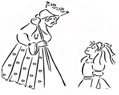 Queen Of Hearts Coloring Pages Step By Disney Characters 400x322 Queen Of Hearts Coloring Pages Step By Disney Characters