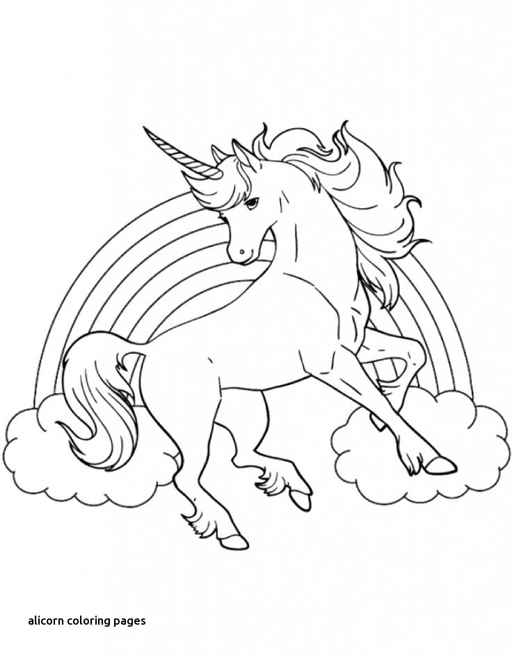 Alicorn Coloring Pages