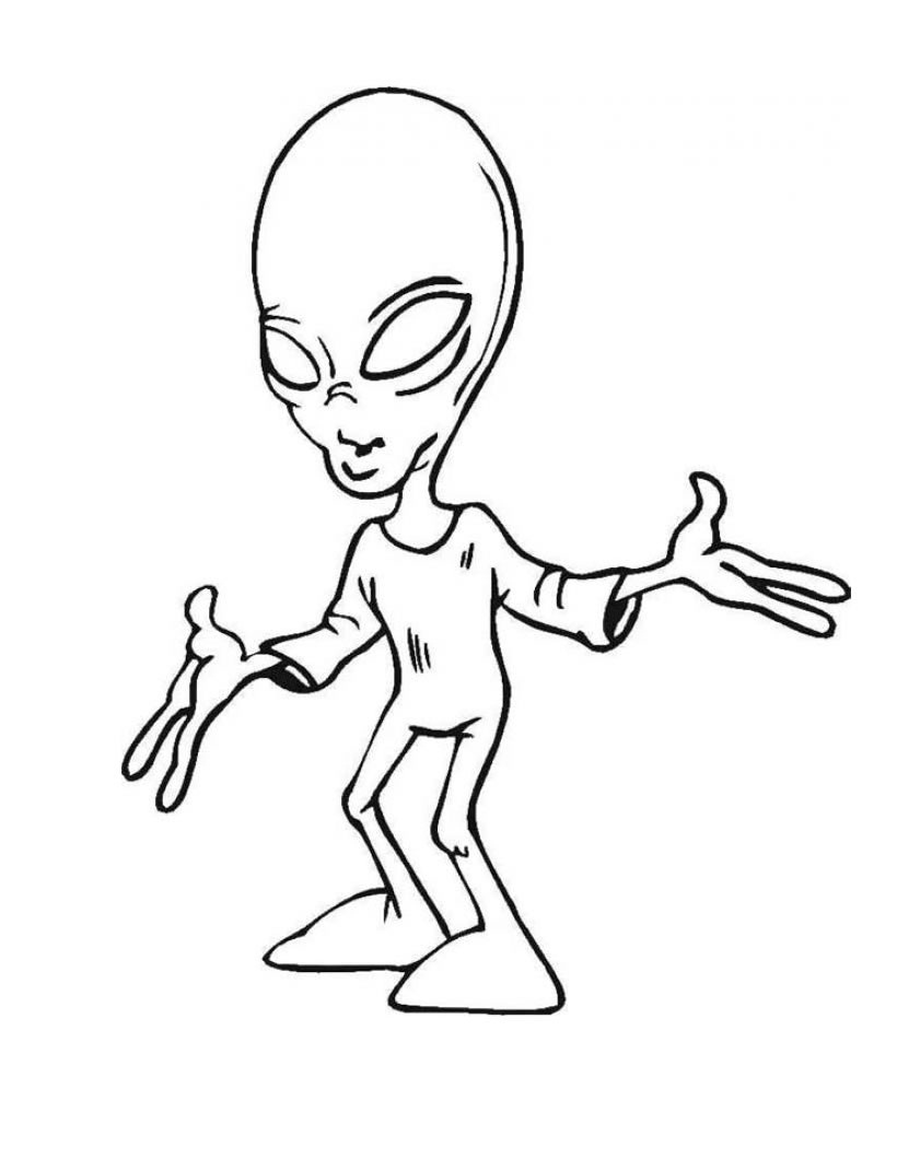 Free Printable Alien Coloring Pages For Kids 820x1060 Free Printable Alien Coloring Pages For Kids