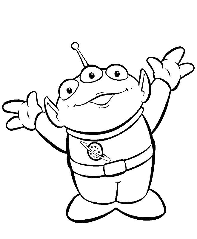 Toy Story Aliens Coloring Pages 660x803 Toy Story Aliens Coloring Pages