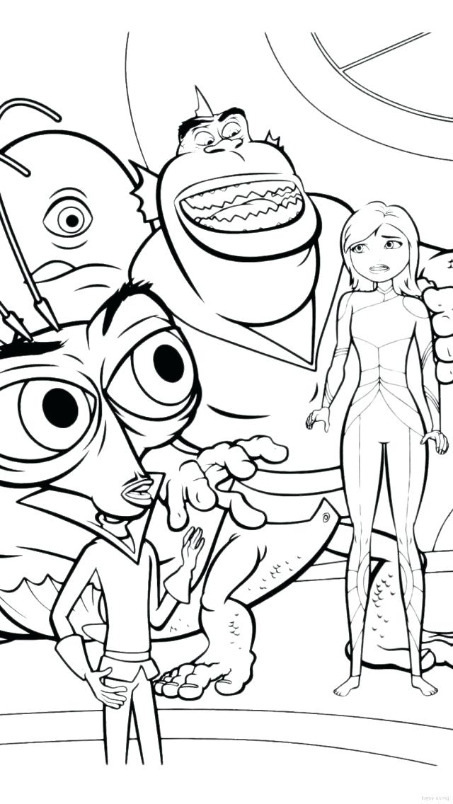 Monsters Vs Aliens Coloring Pages To Print Monsters Vs Aliens 640x1136 Monsters Vs Aliens Coloring Pages To Print Monsters Vs Aliens