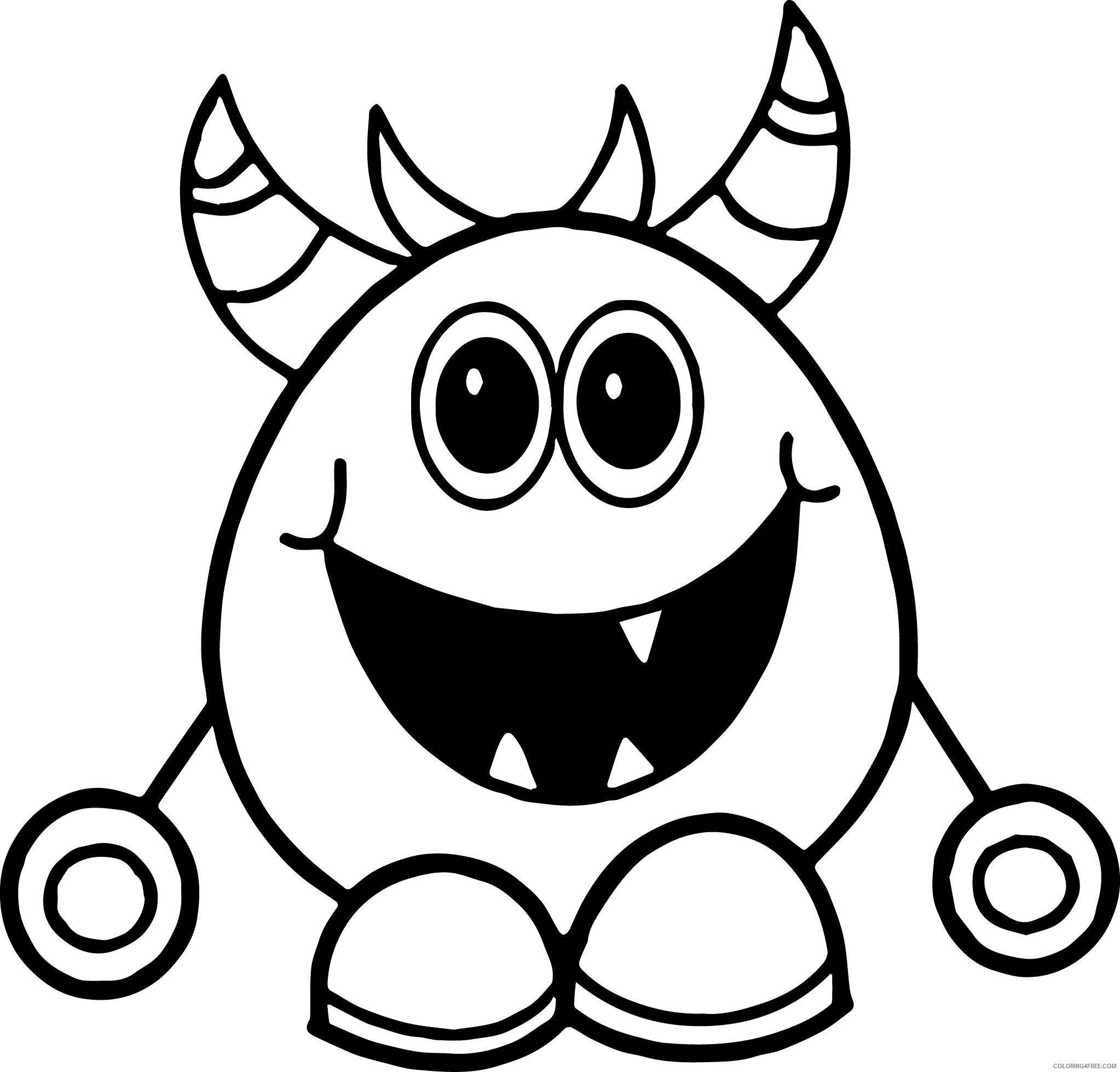 Cute Alien Coloring Pages Printable For Kids Coloring4free 2046x1958 Cute Alien Coloring Pages Printable For Kids Coloring4free