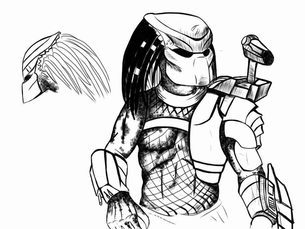 Alien Vs Predator Coloring Pages Olegratiy 1024x768 Alien Vs Predator Coloring Pages Olegratiy