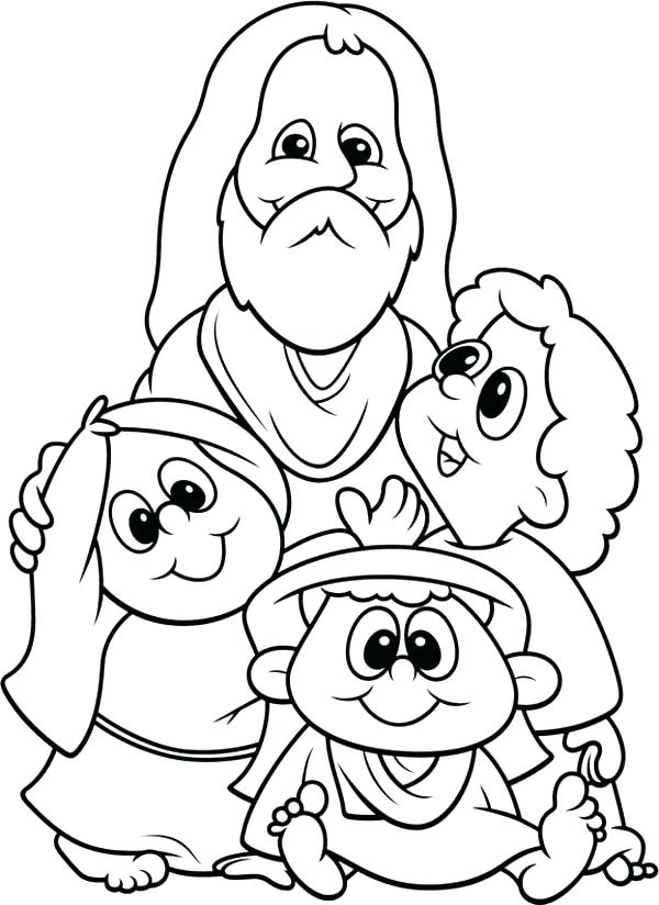 600x824 Little Kid Coloring Pages