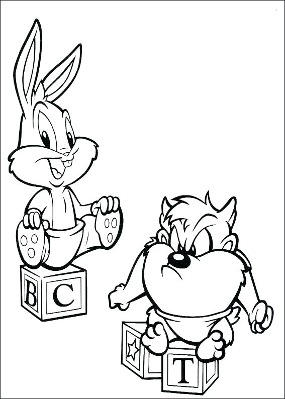 567x794 Looney Tunes Coloring Pages Activity Character Tunes Coloring