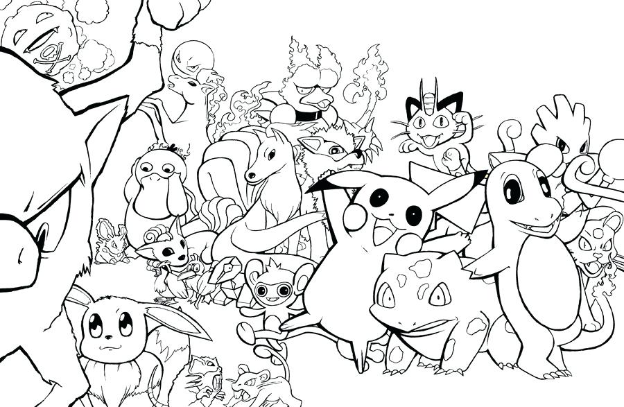 Pokemon Coloring Pages All 900x587 Pokemon Coloring Pages All