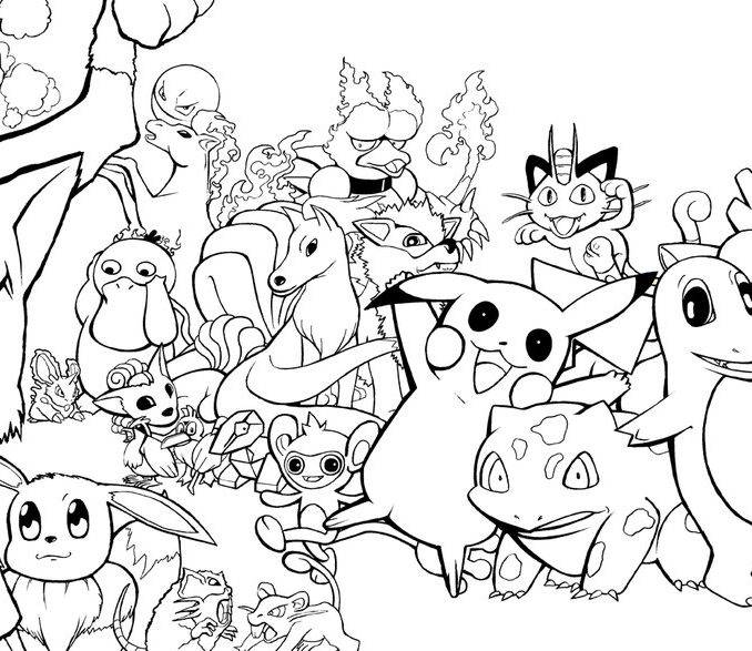 All Coloring Pages Pictures All Pokemon Coloring Pages 34 On Free 678x587 All Coloring Pages Pictures All Pokemon Coloring Pages 34 On Free