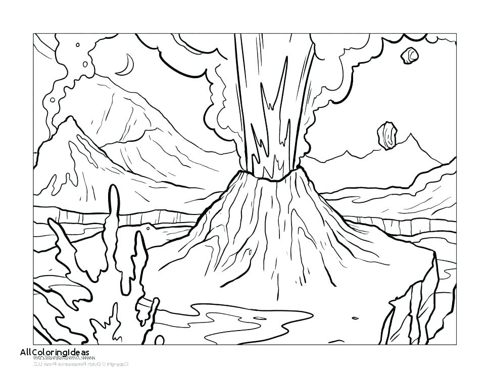 Volcano Coloring Page Volcano Coloring Pages Volcano Coloring 970x749 Volcano Coloring Page Volcano Coloring Pages Volcano Coloring