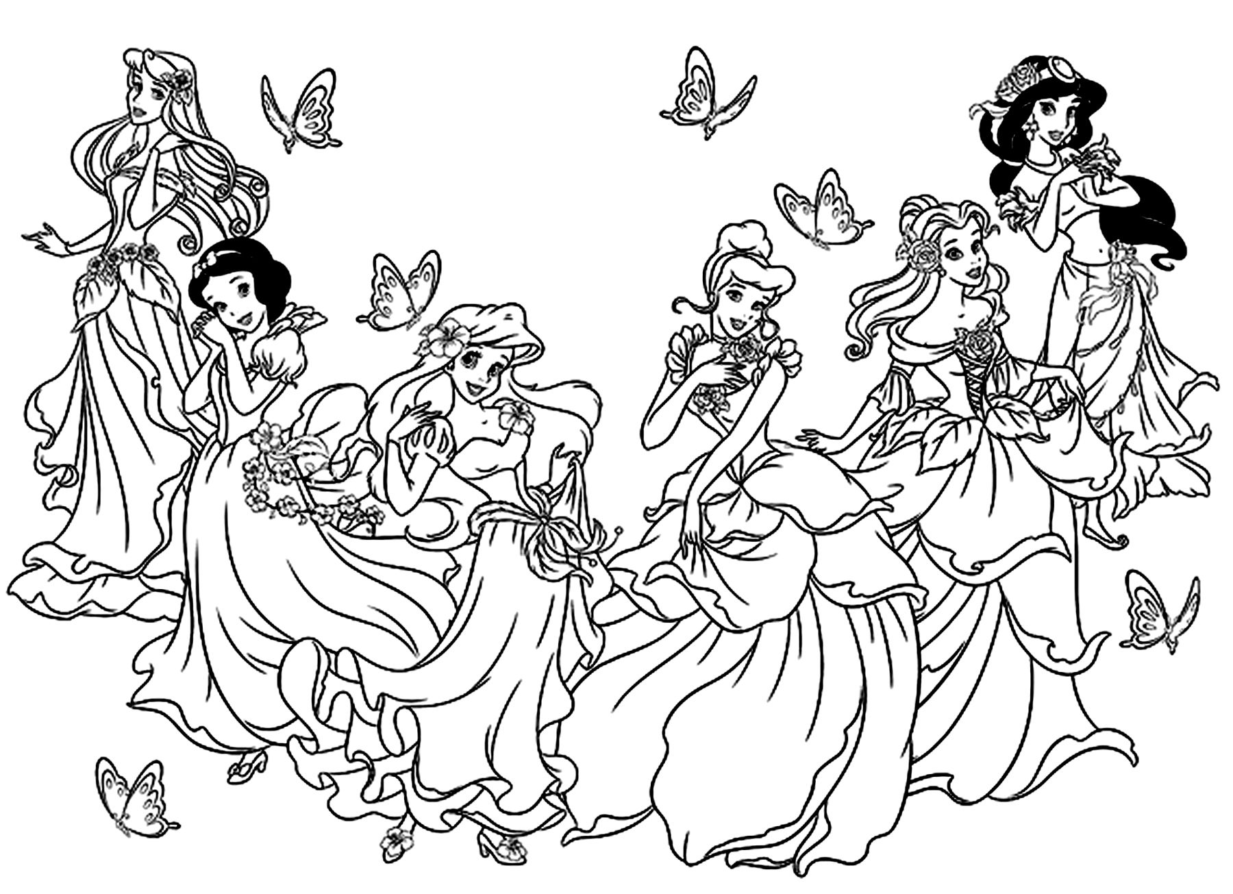 To Print This Free Coloring Page All Princesses Disney 1800x1305 To Print This Free Coloring Page All Princesses Disney