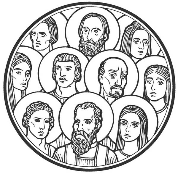 600x588 All Saints Day