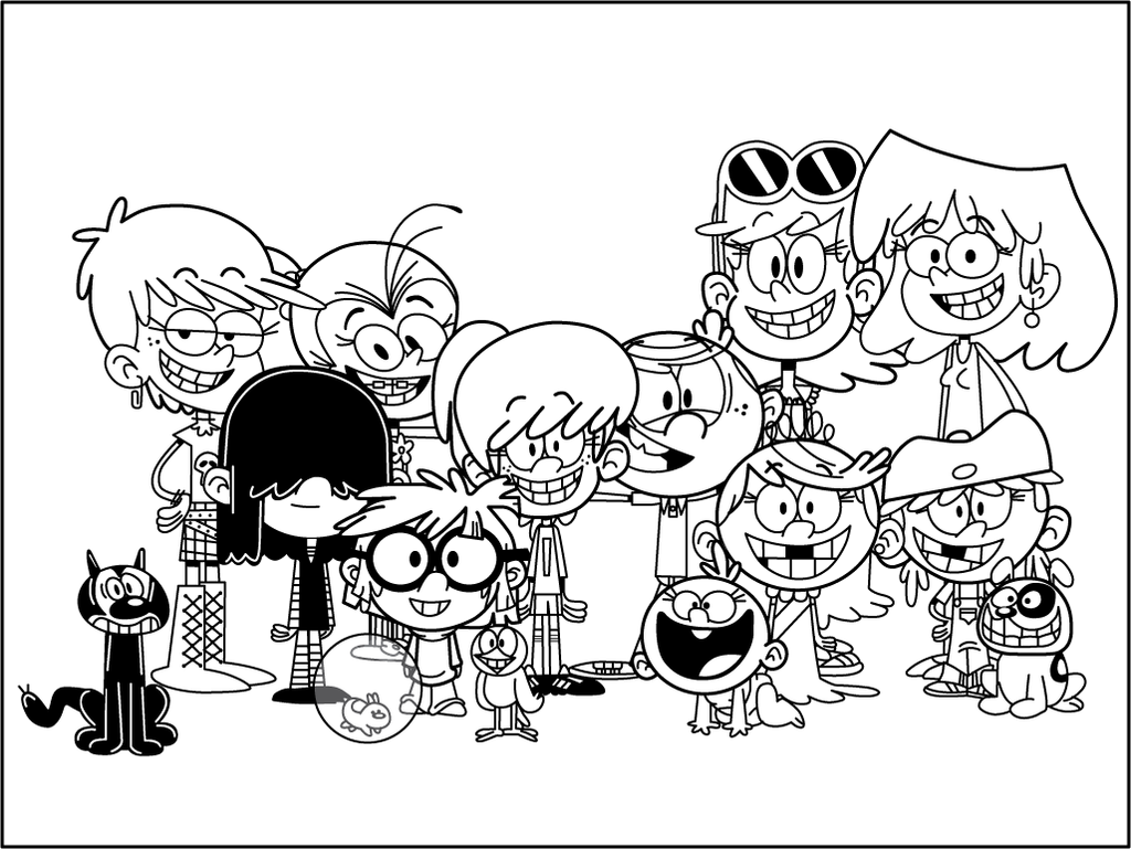 Image Result For The Loud House Coloring Pages Loud Hse 1024x769 Image Result For The Loud House Coloring Pages Loud Hse