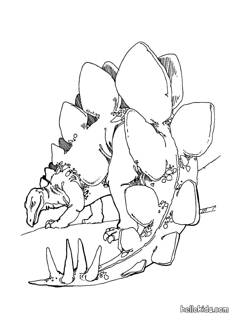 768x1024 Prehistoric Allosaurus Coloring Pages