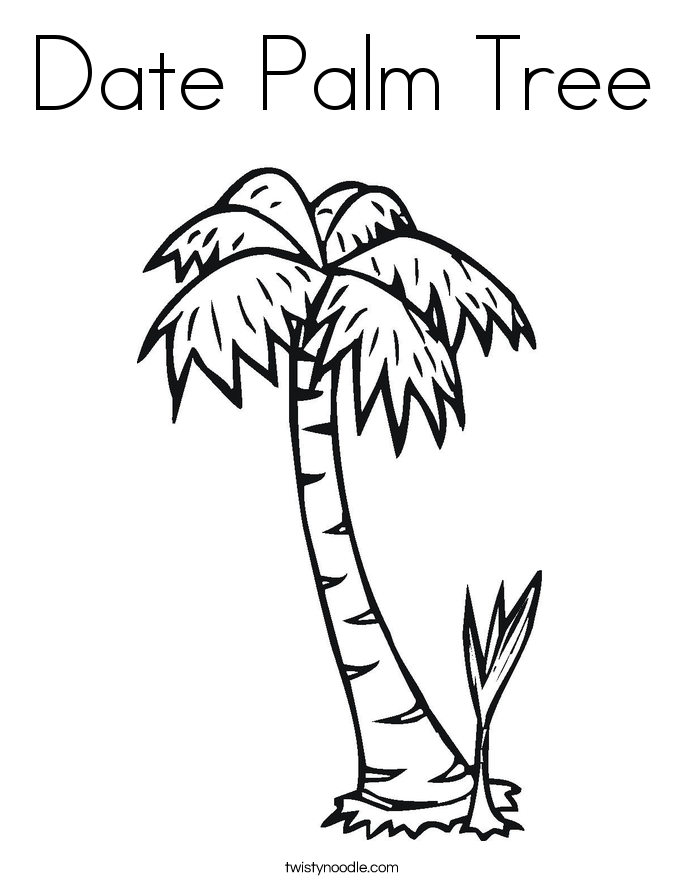 685x886 Date Palm Tree Coloring Page Dates Coloring Happy Date Week