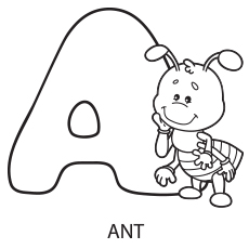 230x230 Alphabet Coloring Pages Your Toddler Will Love