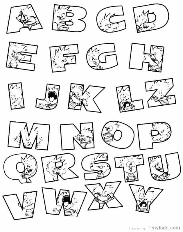 630x797 Alphabet Coloring Pages Toddlers Alphabet Coloring Pages
