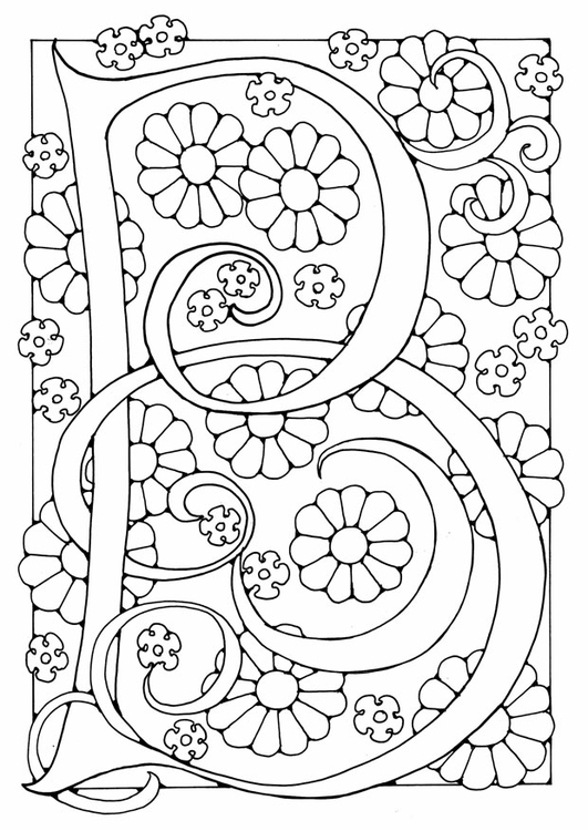 Free Coloring Pages With Letters Coloring Page Letter B Img 21887 531x750 Free Coloring Pages With Letters Coloring Page Letter B Img 21887