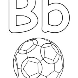Alphabet Coloring Pages Letter B Archives 268x268 Alphabet Coloring Pages Letter B Archives