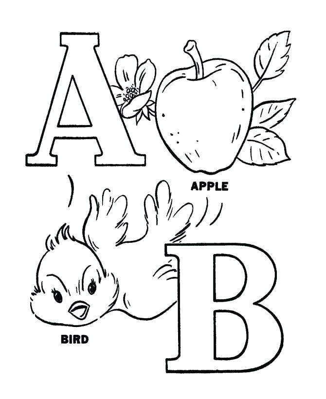 670x820 Alphabet Animal Coloring Pages Book For Kids Display Of Osakawan