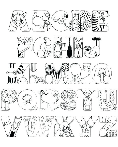 Alphabet Coloring Pages For Toddlers Alphabet Coloring Books 480x600 Alphabet Coloring Pages For Toddlers Alphabet Coloring Books