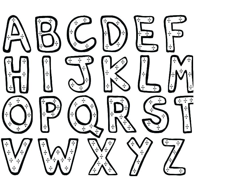 A To Z Alphabet Coloring Pages Alphabet Coloring Pages A Z 846x660 A To Z Alphabet Coloring Pages Alphabet Coloring Pages A Z