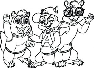 Alvin And The Chipmunks Coloring Pages Awesome And The Chipmunks 300x218 Alvin And The Chipmunks Coloring Pages Awesome And The Chipmunks