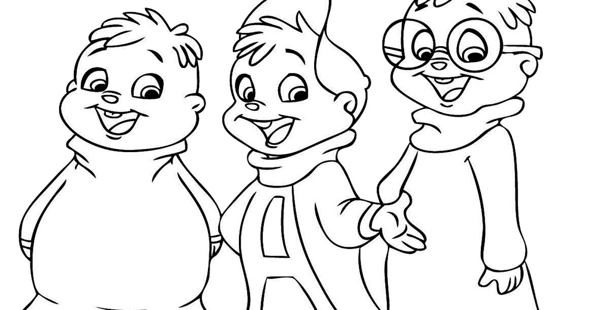 Alvin And The Chipmunks Coloring Pages at GetColorings.com | Free ...