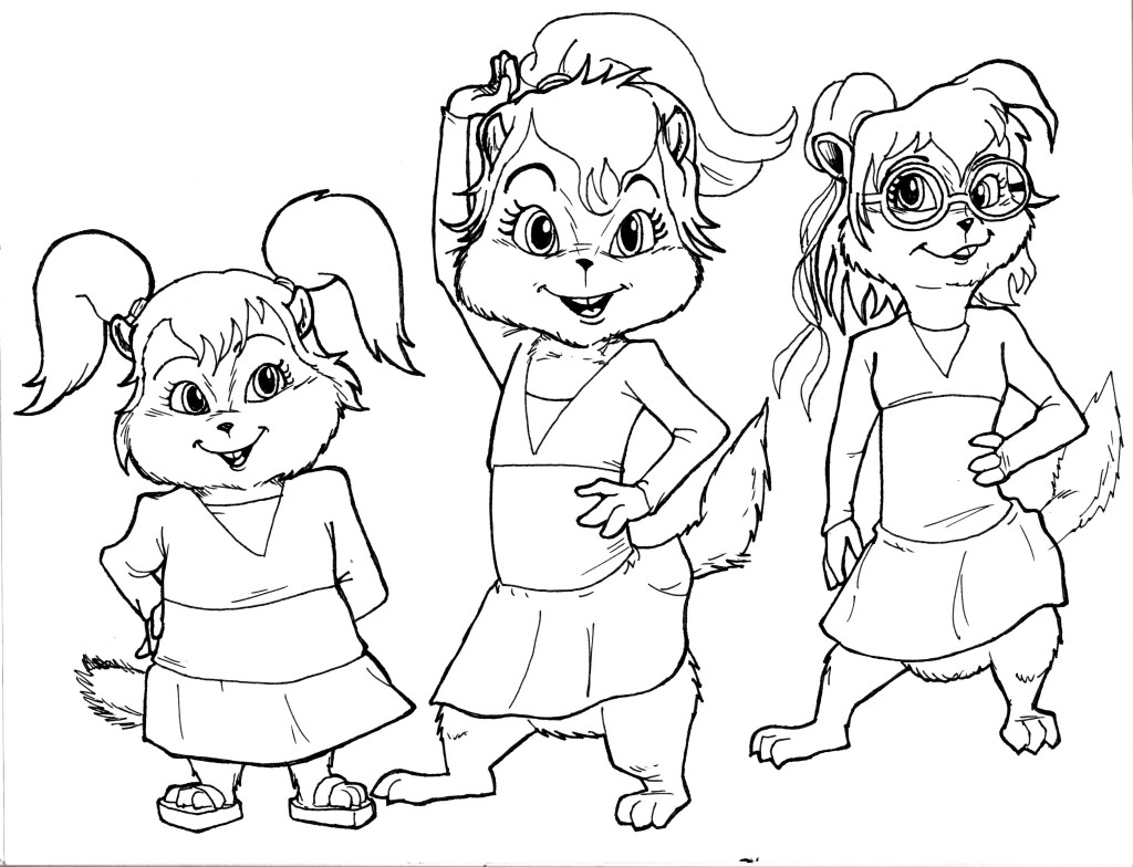 Cool Alvin And The Chipmunks Coloring Pages To Print Free 1024x784 Cool Alvin And The Chipmunks Coloring Pages To Print Free