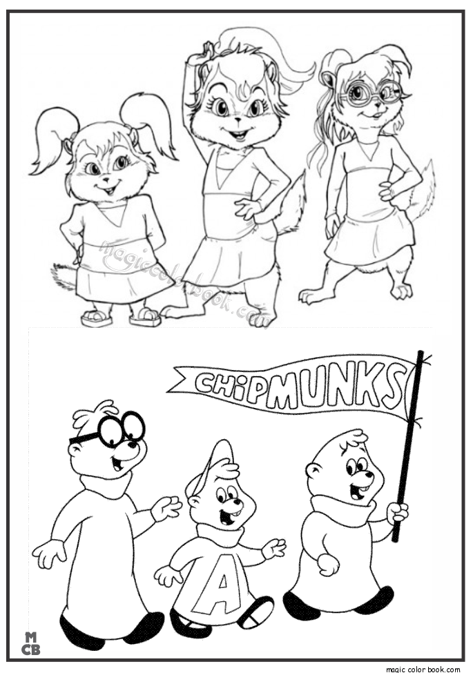 685x975 Alvin And Chipmunks Coloring Pages 04