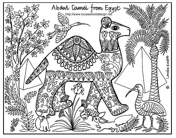 Amazing Coloring Pages Inspired By Different Cultures 676x533 Amazing Coloring Pages Inspired By Different Cultures