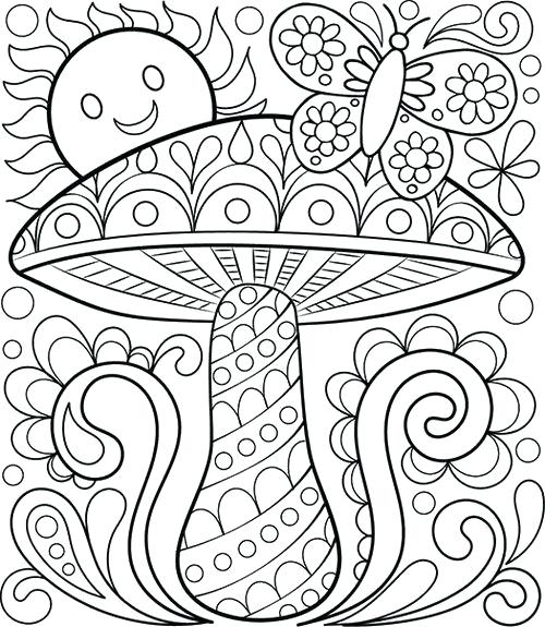 Luxury Printable Coloring Pages For Adults And Flower Coloring 500x575 Luxury Printable Coloring Pages For Adults And Flower Coloring
