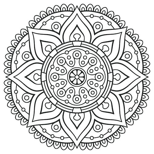 Mandala Coloring Page Amazing Design Mandalas Coloring Pages 500x500 Mandala Coloring Page Amazing Design Mandalas Coloring Pages