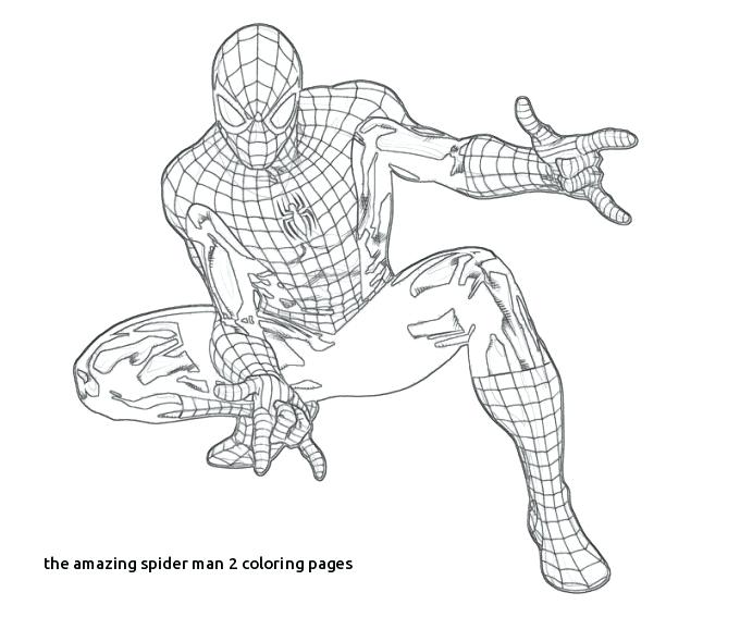 680x567 Coloring Page Spiderman Printable The Amazing Spider Man 2 Pages