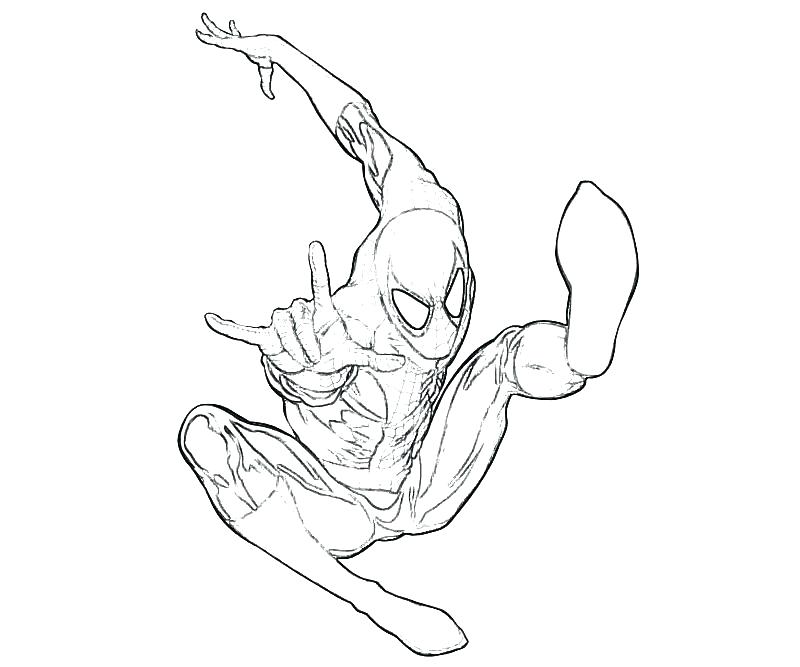 800x667 Spider Man Homecoming Coloring Pages Also Amazing Spider Man