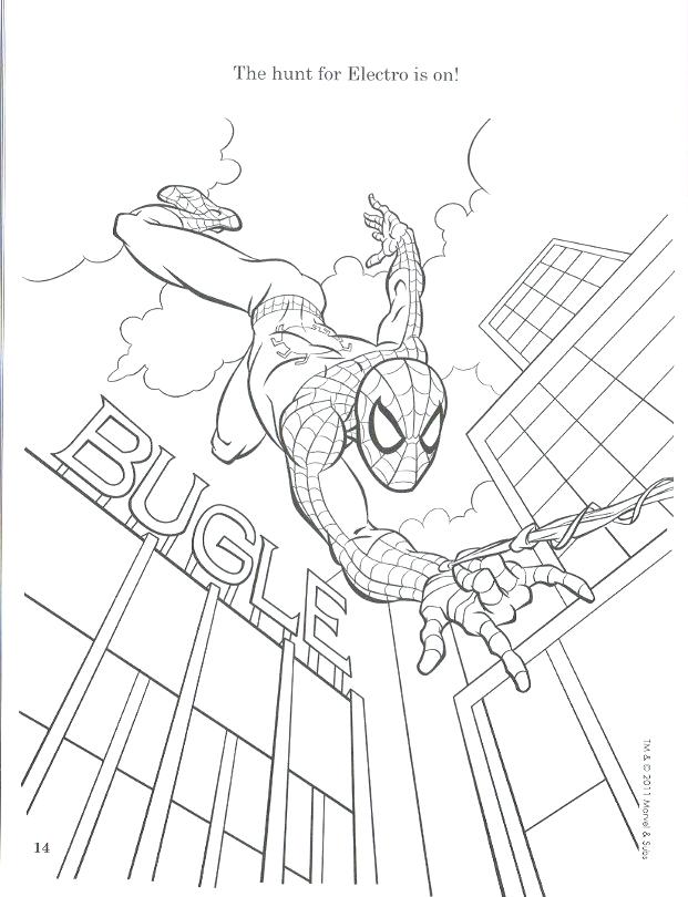 621x810 The Amazing Spider Man Coloring Pages 61 Free Online Printable