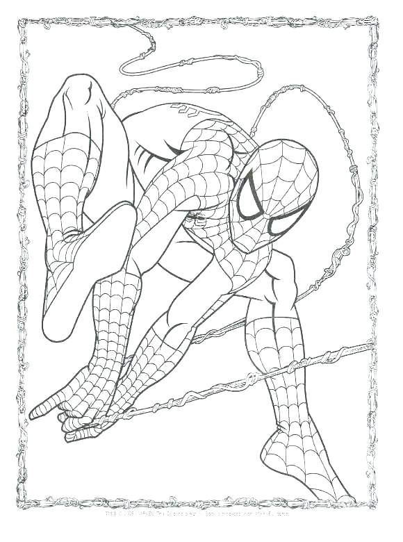 580x780 Coloring Page Spiderman Amazing Spider Man 1 Coloring Pages