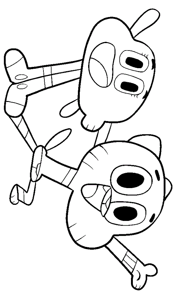 The Amazing World Of Gumball Coloring Pages Venci 567x965 The Amazing World Of Gumball Coloring Pages Venci